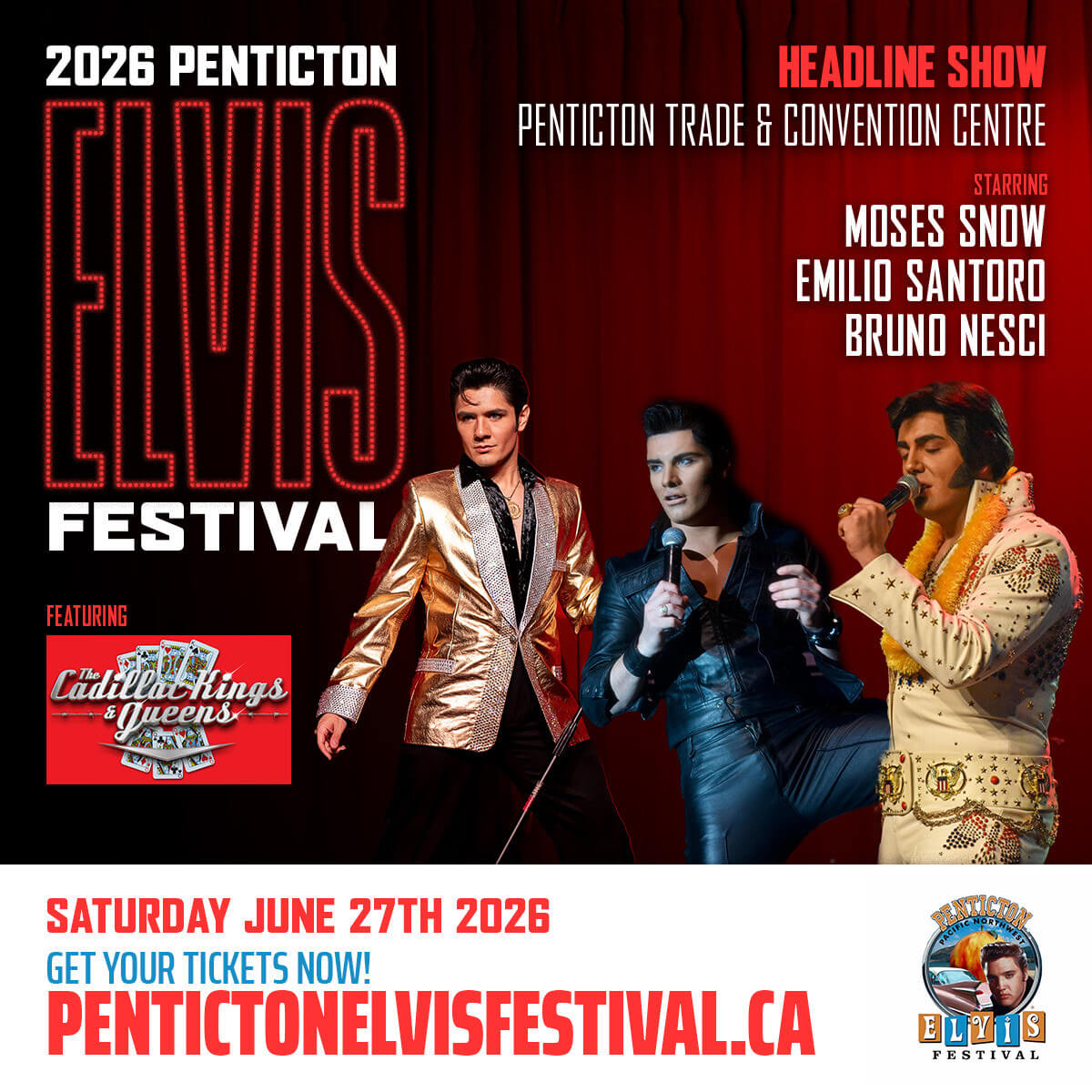 Penticton Elvis Festival 2026 Headliners